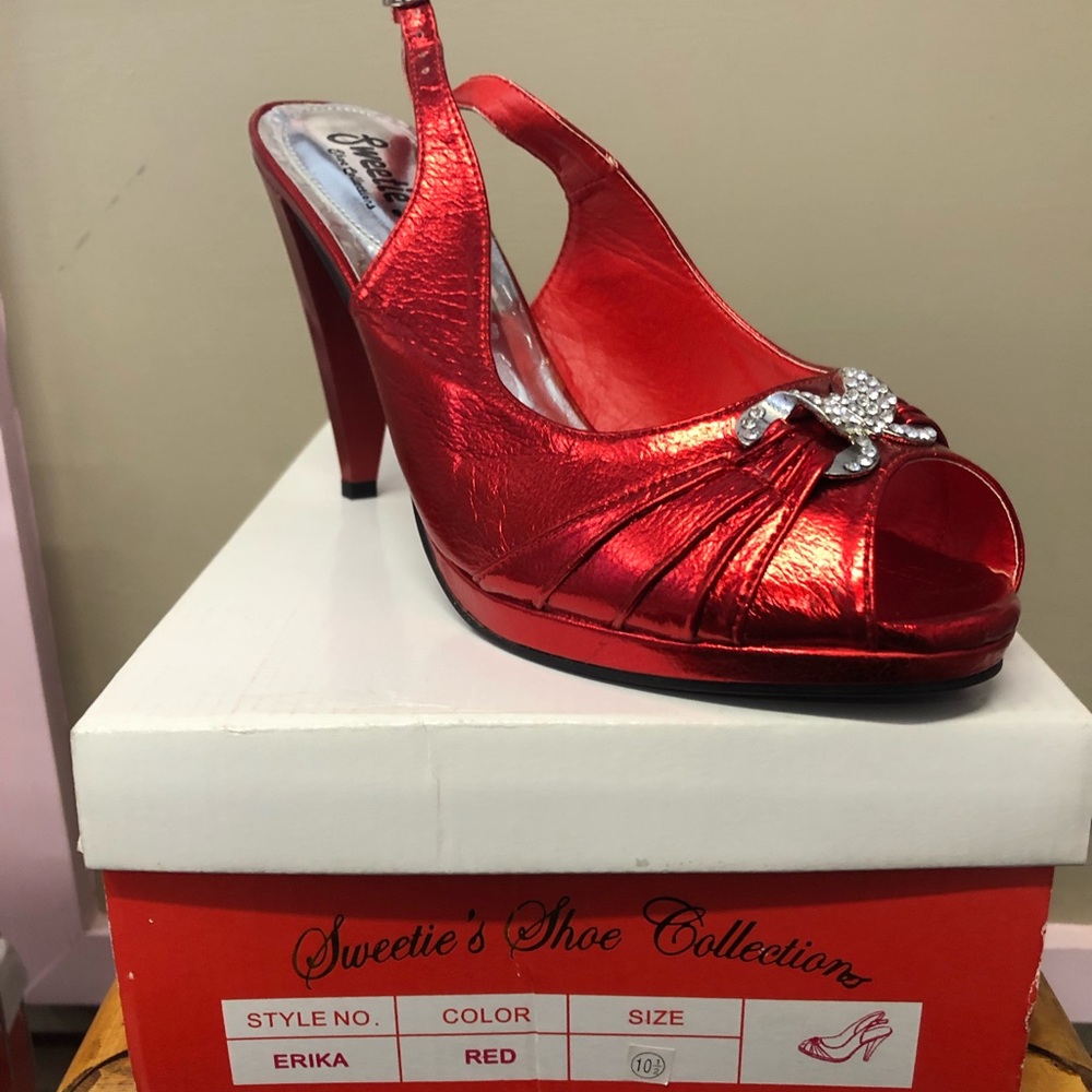 The “Erika” Shoe by Sweeties Shoe size 10.5 Red